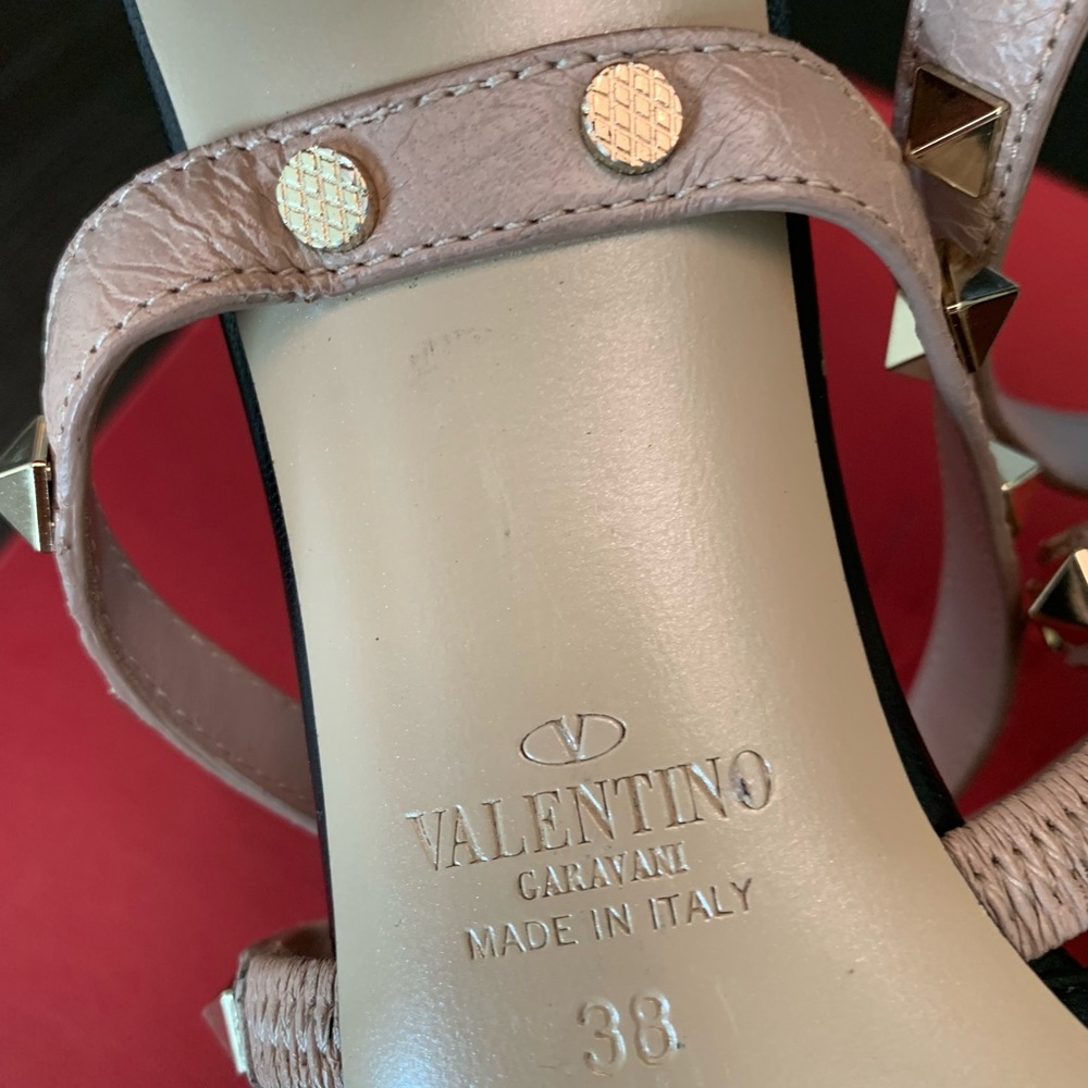 Valentino Caravani rockstuds sliders/heels 💖 - Picture 8 of 15